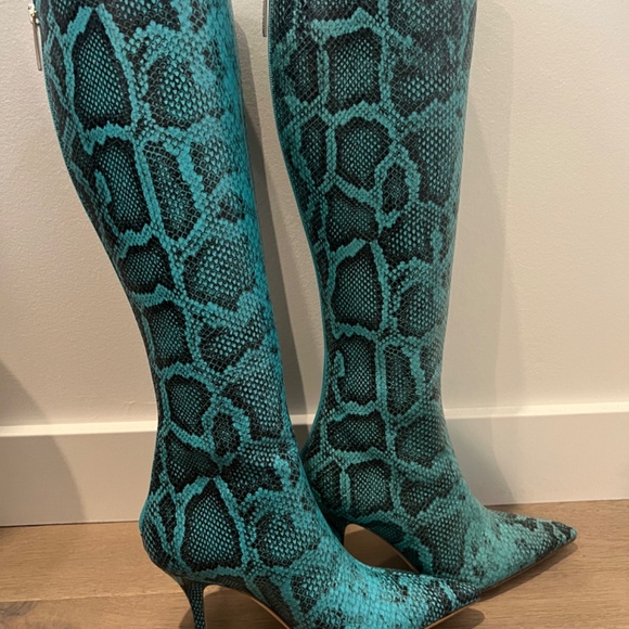 Paris Texas Blue Leather Boot - New - Picture 4 of 7